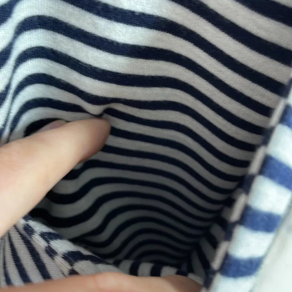 Club Monaco Dress A-Line Sleeveless Striped Blue Size 2 - Picture 8 of 15